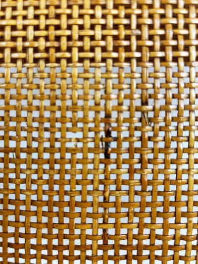  Drexel Drexel Heritage Furniture Mid Century Drexel Caned Dining Chairs 2 Armchairs 2 Side chairs