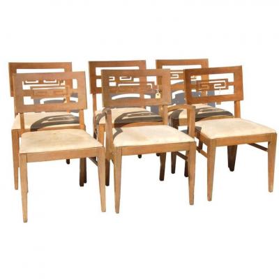  Drexel Drexel Heritage Furniture Set of 6 Vintage Chin Hua Drexel Heritage Dining Chairs