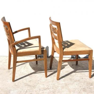  Drexel Drexel Heritage Furniture Set of 6 Vintage Chin Hua Drexel Heritage Dining Chairs