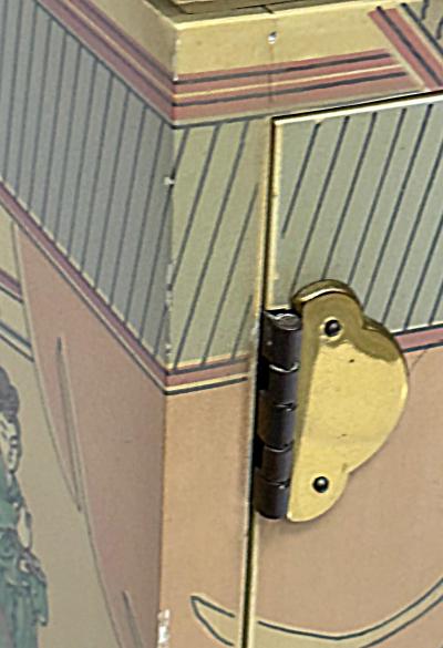  Drexel Drexel Heritage Furniture Vintage Drexel Heritage Chinoiserie Painted Cabinet Faux Painted Stone Top