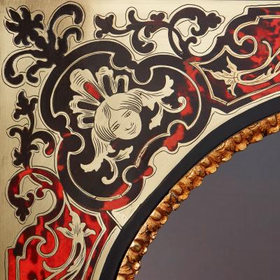  Druce Co Victorian Boulle and ormolu mounted antique vitrine cabinet