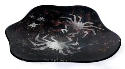  Duilio Dub Bernabe Duilio Dub Bernabe Fontana Arte Glass Centerpiece Bowl