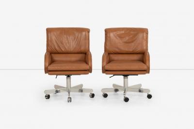 Dunbar Bert England for Dunbar Executive Office Chairs 1980s Set of Eight