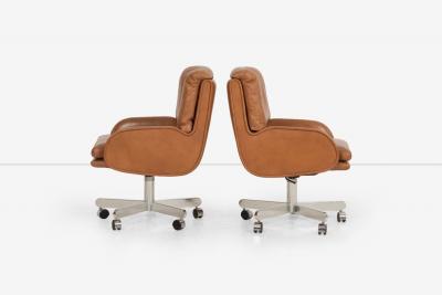  Dunbar Bert England for Dunbar Executive Office Chairs 1980s Set of Eight
