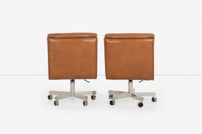  Dunbar Bert England for Dunbar Executive Office Chairs 1980s Set of Eight