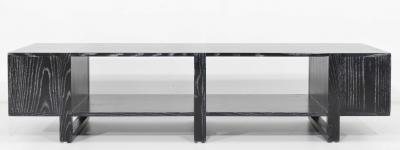  Dunbar Dunbar Cocktail Coffee Table in Cerused Ebony Oak