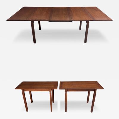  Dunbar Dunbar Green Green Expandable Dining Table Consoles by Edward Wormley 1959