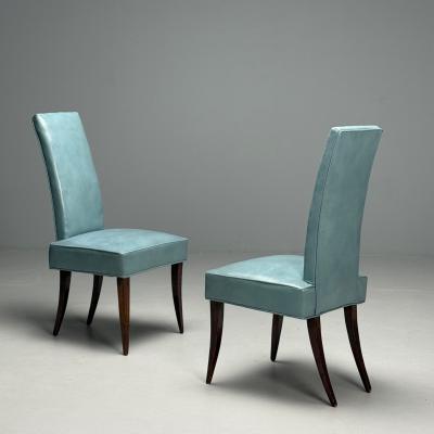  Dunbar Dunbar Mid Century Modern Occasional Chairs Leather Rosewood 1950s