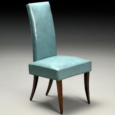  Dunbar Dunbar Mid Century Modern Occasional Chairs Leather Rosewood 1950s