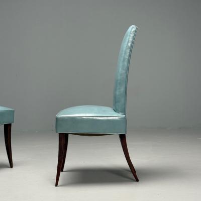  Dunbar Dunbar Mid Century Modern Occasional Chairs Leather Rosewood 1950s