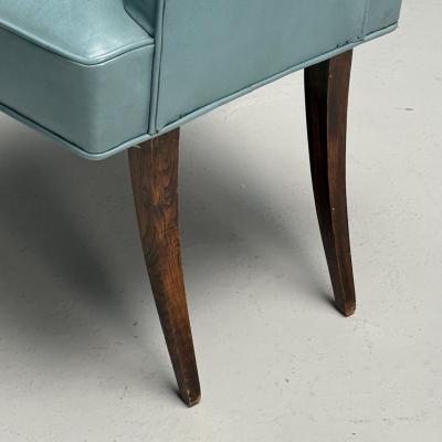  Dunbar Dunbar Mid Century Modern Occasional Chairs Leather Rosewood 1950s