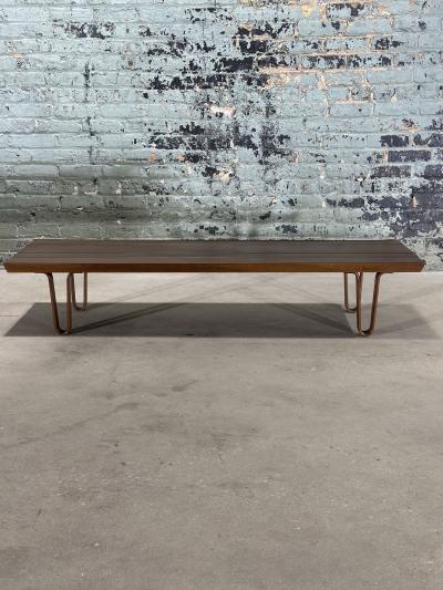  Dunbar Edward Wormley Long John Bench by Dunbar 1960