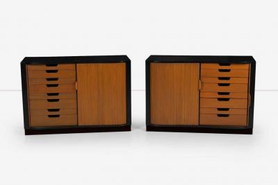  Dunbar Edward Wormley Mr and Mrs Tambour Chests