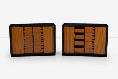  Dunbar Edward Wormley Mr and Mrs Tambour Chests