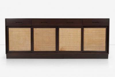  Dunbar Edward Wormley for Dunbar Cain Front Mahogany Sideboard on a Plinth Base