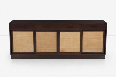  Dunbar Edward Wormley for Dunbar Cain Front Mahogany Sideboard on a Plinth Base