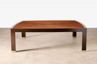  Dunbar Edward Wormley for Dunbar Large Scale Square Coffee Table in Mahogany for Dunbar