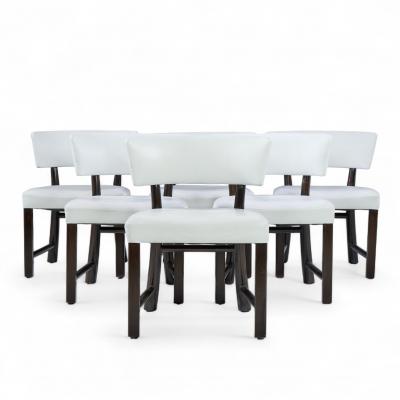  Dunbar Edward Wormley for Dunbar Model 4735 Mid Century Dining Chairs Set of 6