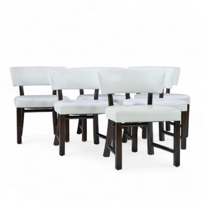  Dunbar Edward Wormley for Dunbar Model 4735 Mid Century Dining Chairs Set of 6