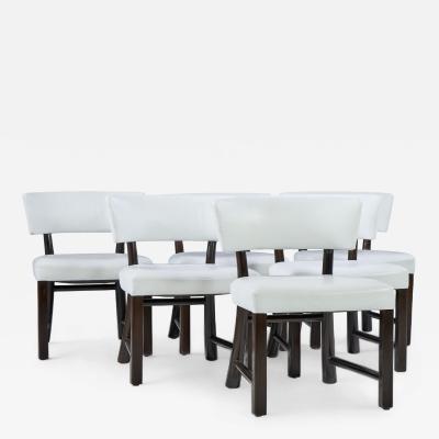  Dunbar Edward Wormley for Dunbar Model 4735 Mid Century Dining Chairs Set of 6