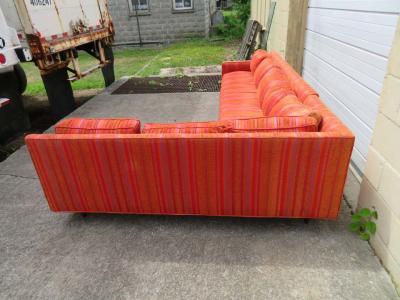  Dunbar Handsome Dunbar Style Two Piece Sectional Sofa Mid Century