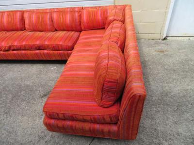  Dunbar Handsome Dunbar Style Two Piece Sectional Sofa Mid Century