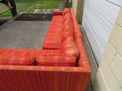  Dunbar Handsome Dunbar Style Two Piece Sectional Sofa Mid Century