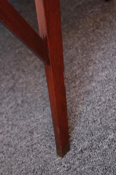  Dunbar Illuminated Glass World Globe on Mahogany Stand by Edward Wormley for Dunbar