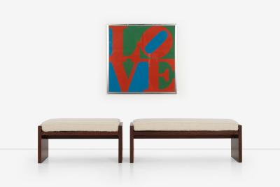  Dunbar Roger Lee Sprunger for Dunbar Rosewood Bench 1965