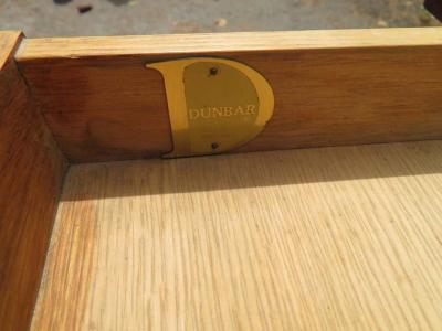  Dunbar Stunning Rare Rosewood and Brass Platform Desk by Roger Sprunger for Dunbar