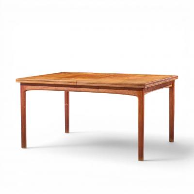  Dux Dux Mid Century Swedish Teak Flip Top Expanding Dining Table