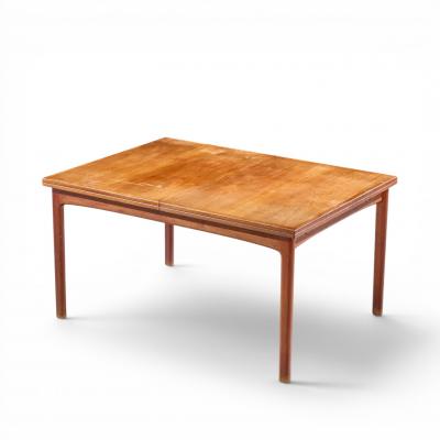  Dux Dux Mid Century Swedish Teak Flip Top Expanding Dining Table