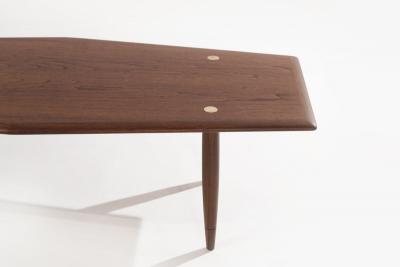  Dux Scandinavian Modern Teak Coffee Table by Yngve Ekstr m for Dux 1950s