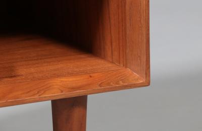  Dyrlund Danish Modern Teak Night Stand w Bookcase by Dyrlund