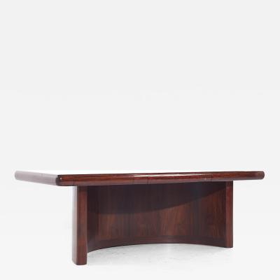  Dyrlund Dyrlund Mid Century Rosewood Skyline Executive Desk