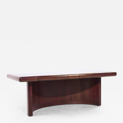  Dyrlund Dyrlund Skyline Mid Century Danish Rosewood Executive Desk