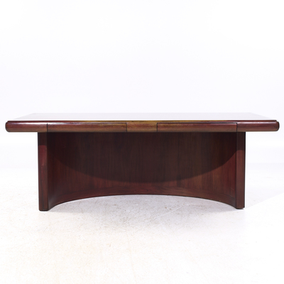  Dyrlund Dyrlund Skyline Mid Century Danish Rosewood Executive Desk