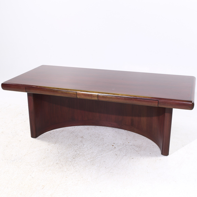  Dyrlund Dyrlund Skyline Mid Century Danish Rosewood Executive Desk