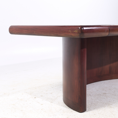  Dyrlund Dyrlund Skyline Mid Century Danish Rosewood Executive Desk