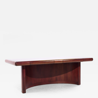 Dyrlund Dyrlund Skyline Mid Century Danish Rosewood Executive Desk