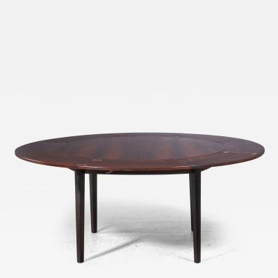  Dyrlund Dyrlund flip flap Lotus dining table Denmark 1960s