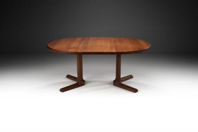  Dyrlund Extendable Teak Dining Table by Dyrlund Denmark 1960s