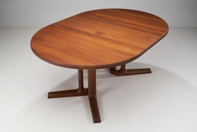  Dyrlund Extendable Teak Dining Table by Dyrlund Denmark 1960s