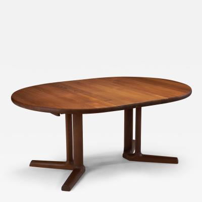  Dyrlund Extendable Teak Dining Table by Dyrlund Denmark 1960s