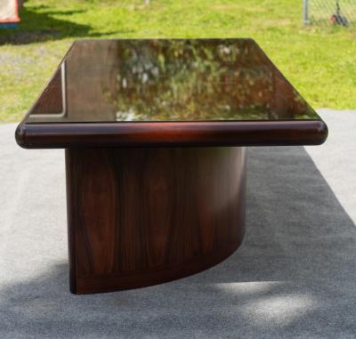 Dyrlund Imposing Dyrlund Rosewood Executive Super Skyline Desk Made in Denmark 1970s