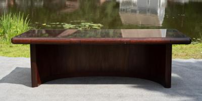 Dyrlund Imposing Dyrlund Rosewood Executive Super Skyline Desk Made in Denmark 1970s