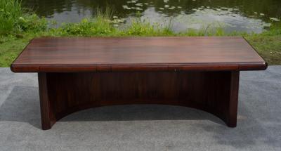 Dyrlund Imposing Dyrlund Rosewood Executive Super Skyline Desk Made in Denmark 1970s