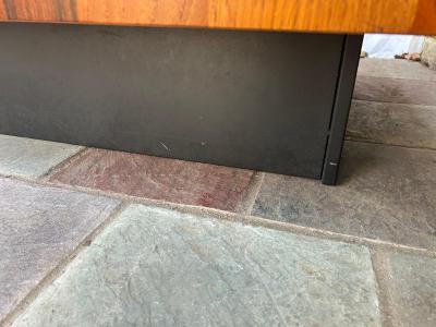  Dyrlund Milo Baughman Style Dyrlund Mid Century Danish Rosewood Maple and Teak Coffee