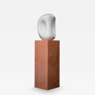  E F E F Abstract Sculpture in White Marble Italy 2020