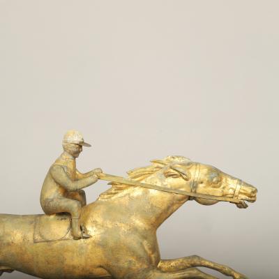  E G Washburne Company Horse and Jockey Weathervane